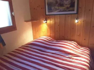 Un ou plusieurs lits dans un hébergement de l'établissement Paradiski bordure de piste vallandry