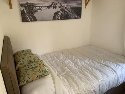Un ou plusieurs lits dans un hébergement de l'établissement Paradiski ski au pied vallandry
