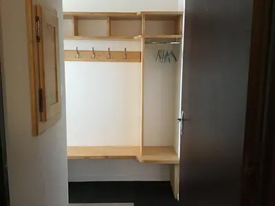 Cuisine ou kitchenette dans l'établissement Paradiski proche des pistes plan peisey