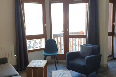 Plan de l'établissement Paradiski proche vanoise express plan peisey
