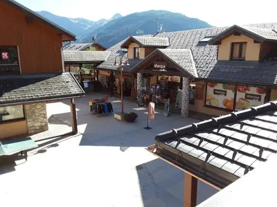 Vue générale sur la montagne ou vue sur la montagne depuis l'appartement