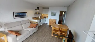 Cuisine ou kitchenette dans l'établissement Paradiski proche des pistes plan peisey