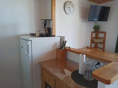Cuisine ou kitchenette dans l'établissement Paradiski proche des pistes vallandry