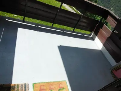 Balcon ou terrasse dans l'établissement Paradiski calme et ensoleillé plan peisey