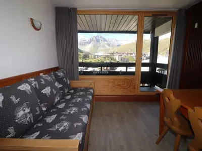 Vue générale sur la montagne ou vue sur la montagne depuis l'appartement