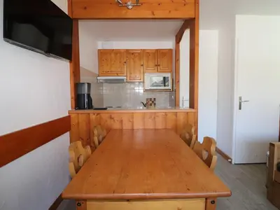 Cuisine ou kitchenette dans l'établissement Studio confort 21m² · 4 pers · Balcon · Animaux admis - FR-1-502-504