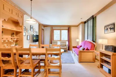 Télévision ou salle de divertissement dans l'établissement Résidence Les Arcs 1950 Le Village - maeva Home - Appartement 3 Pièces 6 Personnes - Sélection MAE-4534