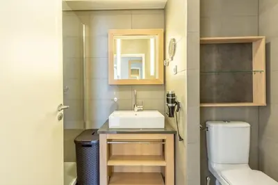 Plan de l'établissement Les Arcs 1800 : Appartement ski in/out avec spa