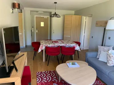 Plan de l'établissement Les Arcs 1800 : Appartement ski in/out avec spa