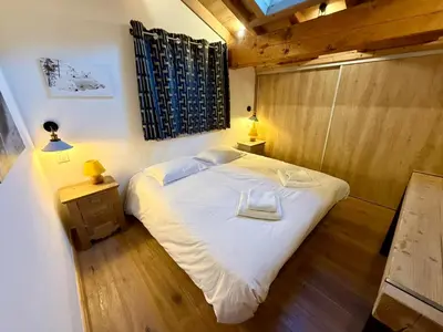 Un ou plusieurs lits dans un hébergement de l'établissement Le Refuge d'Ours, Champagny