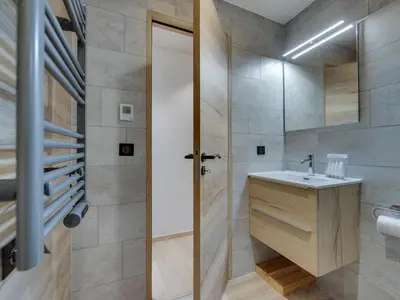 Plan de l'établissement Duplex au pied des pistes avec espace détente - FR-1-686-34