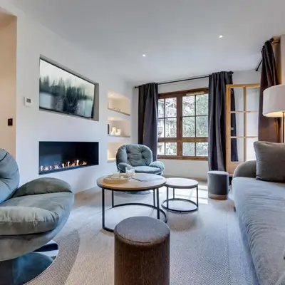 Duplex au pied des pistes avec espace détente - FR-1-686-34