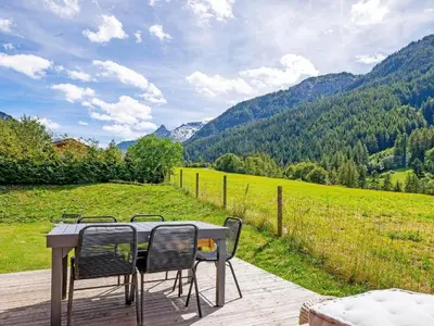 Paysage naturel près de le chalet