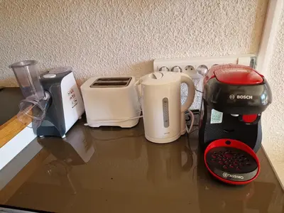 Plateau bouilloire dans l'établissement Grand Arbois Appartement 5 personnes Les Arcs 1800