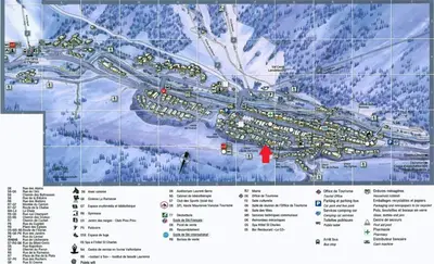 Plan de l'établissement Chalet Regina