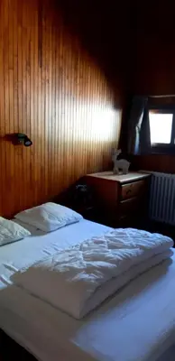 Un ou plusieurs lits dans un hébergement de l'établissement Duplex ,Tignes Val Claret, pied des pistes