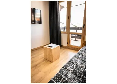 Un ou plusieurs lits dans un hébergement de l'établissement Résidence Les Constellations - maeva Home - Studio 4 Personnes - Confort MAE-4098