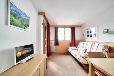 Télévision ou salle de divertissement dans l'établissement Résidence Les Gémeaux - maeva Home - Studio 4 Personnes - Confort MAE-7474
