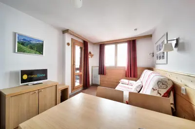 Télévision ou salle de divertissement dans l'établissement Résidence Les Gémeaux - maeva Home - Studio 4 Personnes - Confort MAE-7474
