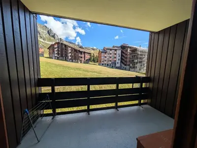 Balcon ou terrasse dans l'établissement Résidence Les Chalets des Arolles - maeva Home - Studio 4 Personnes - Confort MAE-0014