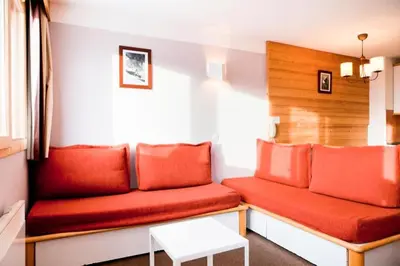 Coin salon dans l'établissement Résidence Les Constellations - maeva Home - 2 Pièces 7 Personnes Sélection MAE-4157
