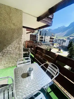 Vue générale sur la montagne ou vue sur la montagne depuis l'appartement