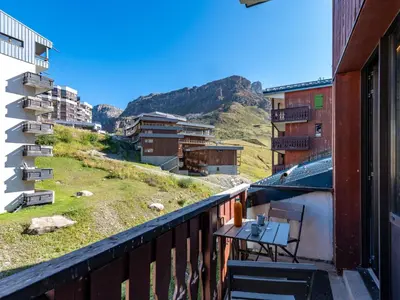 Vue générale sur la montagne ou vue sur la montagne depuis l'appartement