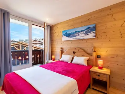 Un ou plusieurs lits dans un hébergement de l'établissement Apartment Chalet Club - Val Claret-8 by Interhome
