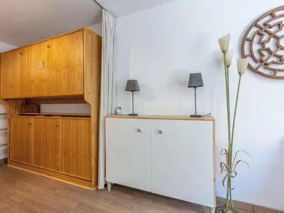 Cuisine ou kitchenette dans l'établissement Studio cosy 3 pers avec parking et WiFi à Val-d'Isère - FR-1-694-335
