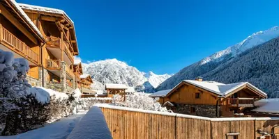 Vue générale sur la montagne ou vue sur la montagne depuis l'appartement
