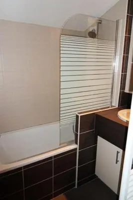 Salle de bains dans l'établissement Résidence Croix Du Sud - Studio fonctionnel · Centre station · Vue pistes · Casier à skis MAE-6404