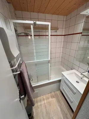 Salle de bains dans l'établissement Appartement 1 chambre Croix du Sud Belle Plagne
