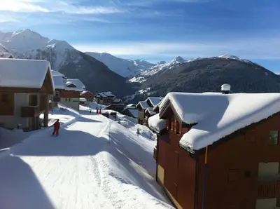 Vue générale sur la montagne ou vue sur la montagne depuis l'appartement
