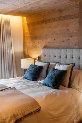 Un ou plusieurs lits dans un hébergement de l'établissement Chalet Chalmers