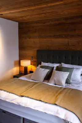 Un ou plusieurs lits dans un hébergement de l'établissement Chalet Chalmers