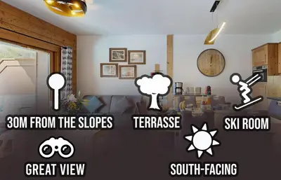 Plan de l'établissement Elégant logement, Superbe vue