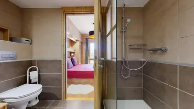 Salle de bains dans l'établissement Elégant logement, Superbe vue