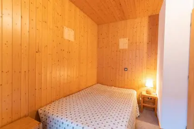 Un ou plusieurs lits dans un hébergement de l'établissement Paradiski - Flat with mountain views