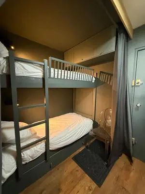 Un ou plusieurs lits dans un hébergement de l'établissement Situé au cœur des Arcs 2000-Résidence Le Varet-