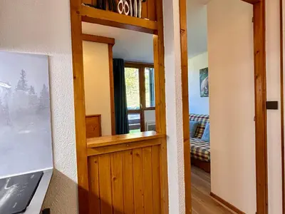 Plan de l'établissement Studio 4 personnes à Vallandry, proche des pistes - FR-1-411-907