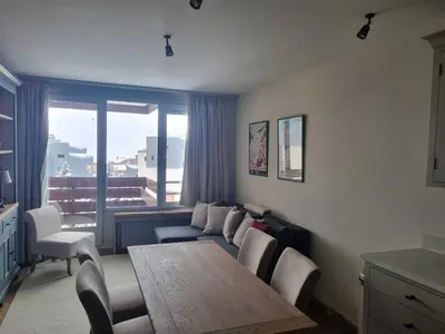 Coin salon dans l'établissement Appartement à Tignes - 5 pers, 41m², proche montagne - FR-1-449-191