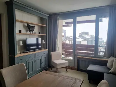 Télévision ou salle de divertissement dans l'établissement Appartement à Tignes - 5 pers, 41m², proche montagne - FR-1-449-191