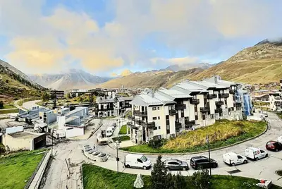 Vue générale sur la montagne ou vue sur la montagne depuis l'appartement