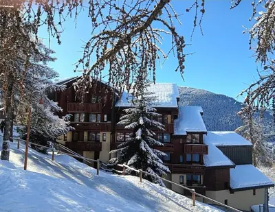L'établissement Résidence Michailles - Studio 4 personnes à Vallandry en centre station et proche des pistes MAE-4014 en hiver