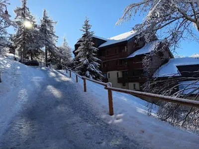 L'établissement Résidence Michailles - Studio 4 personnes à Vallandry en centre station et proche des pistes MAE-4014 en hiver