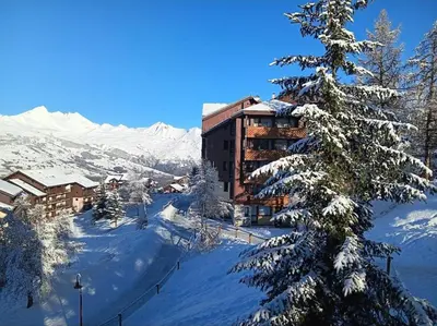 L'établissement Résidence Michailles - Studio 4 personnes à Vallandry en centre station et proche des pistes MAE-4014 en hiver