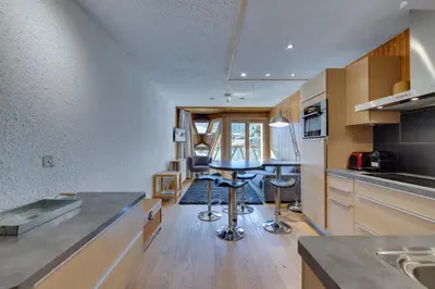 Cuisine ou kitchenette dans l'établissement FRANCHET B 34