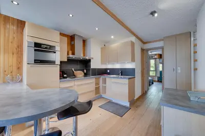 Cuisine ou kitchenette dans l'établissement FRANCHET B 34