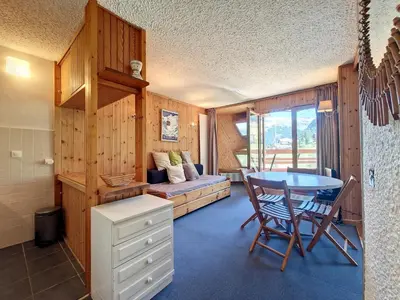 Plan de l'établissement 2 pièces ski aux pieds, balcon sud, Val d'Isère - FR-1-518-150