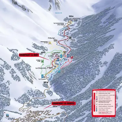 Plan de l'établissement Chalet Alpin Luxe, Jacuzzi, Vue